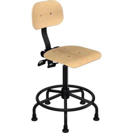 BIOFIT BioFit Shop Stool - Wood - Height Adjustable 19 - 26" WWS-M-HG-T-XF-XA-06